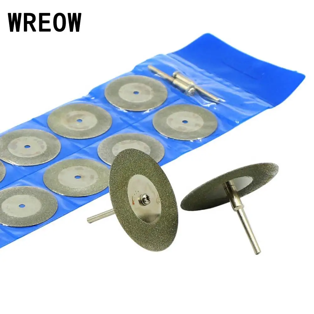 

New 10pcs Diamond Cutting Discs Drill Bit Cutoff Wheel Disc Circular Saw Blade Wheels Saw Blades for Rotary Tool Stone Blade