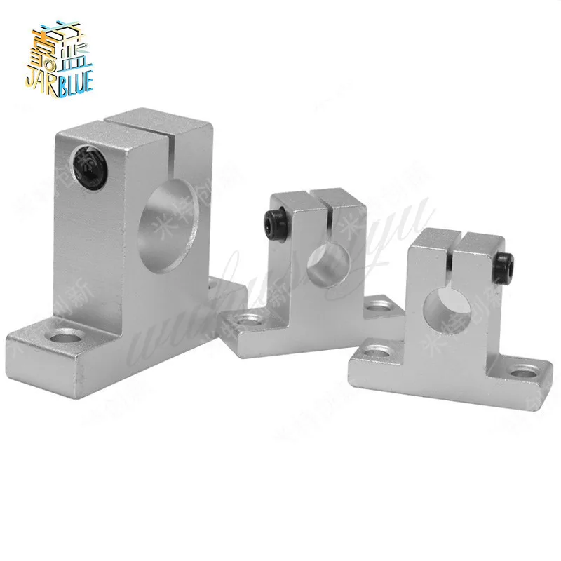 2pcs Linear bearing rail shaft support SK8  SK10 SK12 SK16 SK20 Aluminum Block For XYZ Table CNC Router SH8A SH10A SH12A SH16A