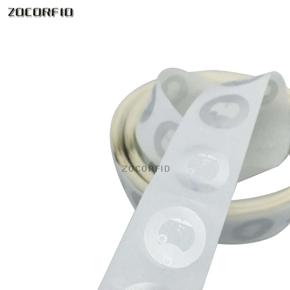 10PCS/LOT)25mm NFC 1K F08 Tag Stickers 13.56Mhz ISO14443A RFID Label Smart Keytag Card