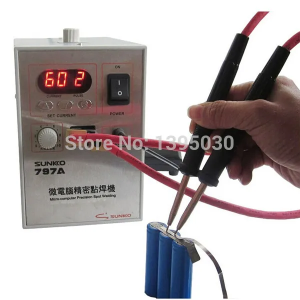 

797A Micro-computer Single/Dual/16 Pulse Spot Welder welding machine for Battery