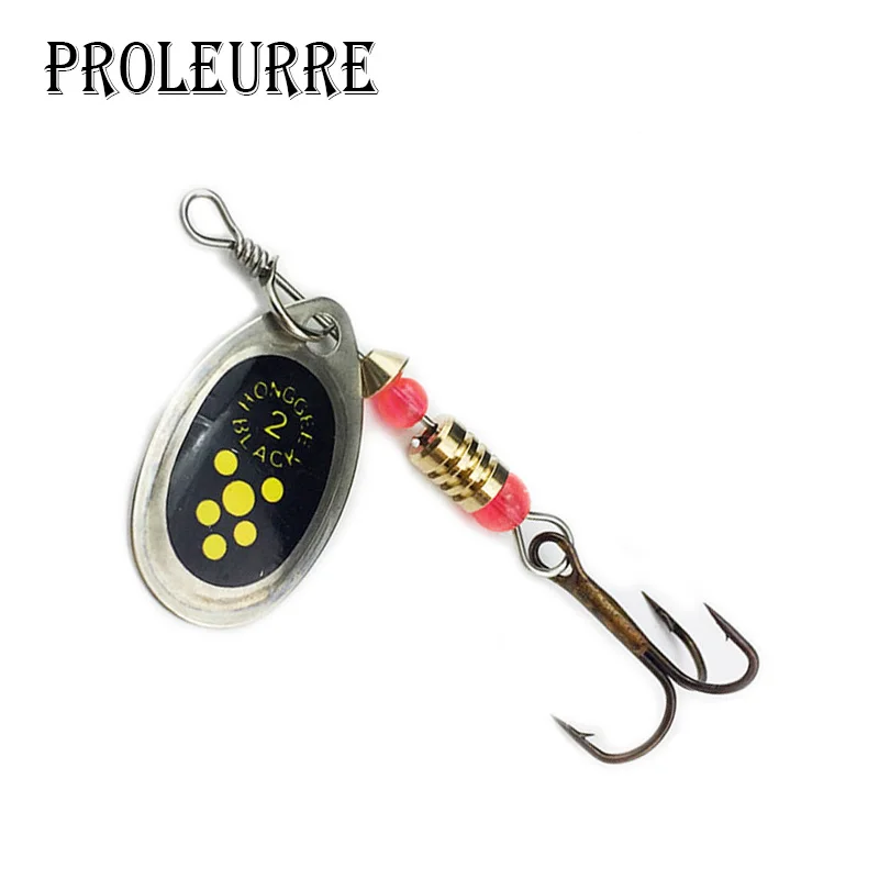 

3pcs/lot Fishing Lures 55mm 3g Spinner Baits Metal Spoons Paillette isca Artificial Lure Carp Fishing pesca Bass Wobblers