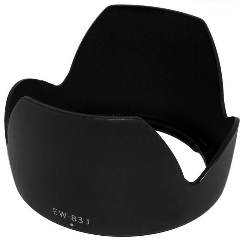 camera lens hood EW 83J ew-83j Petal Buckle lens hood for Canon EF-S 17-55mm f/2.8 IS USM 77mm flower shape  Accessories