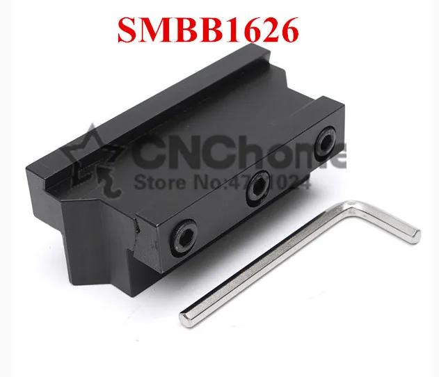 SMBB1626 Parting Blade Block,Indexable Parting Tool Stand Holder 16mm High holding clamp for 26mm Parting Tool SPB26-2/26-3/26-4