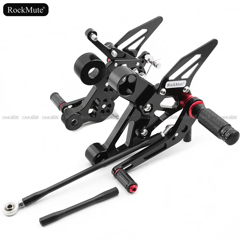 Motorcycle Rearsets For Yamaha MT-09 FZ-09 ABS 2014-2020 CNC Adjustable Footrest Shift Lever Brake Pedal Foot Pegs Rear Set