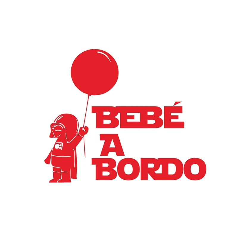 Spanish Version Baby On Board Car Stickers - BEBE A BORDO Vinyl Decal Sticker Coche