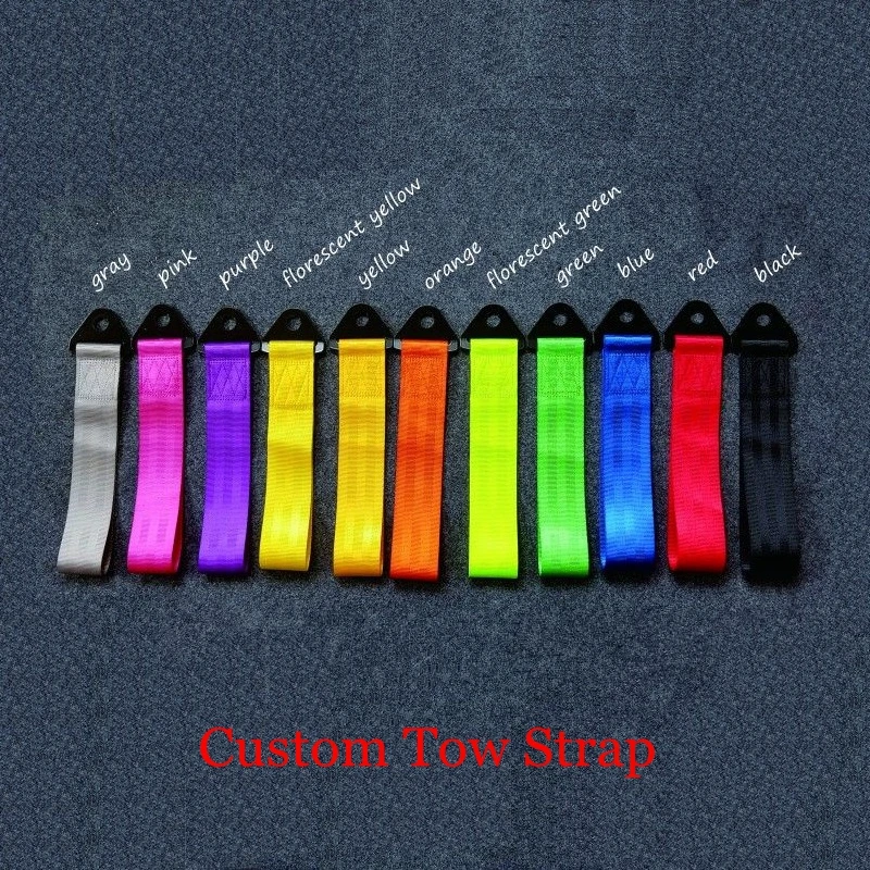 2019 New Style Custom Towing Rope Tow Strap Car Auto Customized Heavy Duty Front Rear Exterior Tuning Car Styling