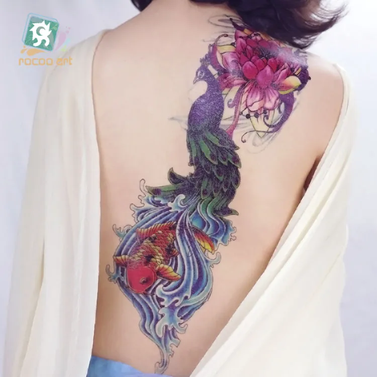 

8 Different 3d Full Arm Temporary Tattoos with Flower Butterfly Reality Extra Large Leg Big Body Art Tattoo Stickers For Women