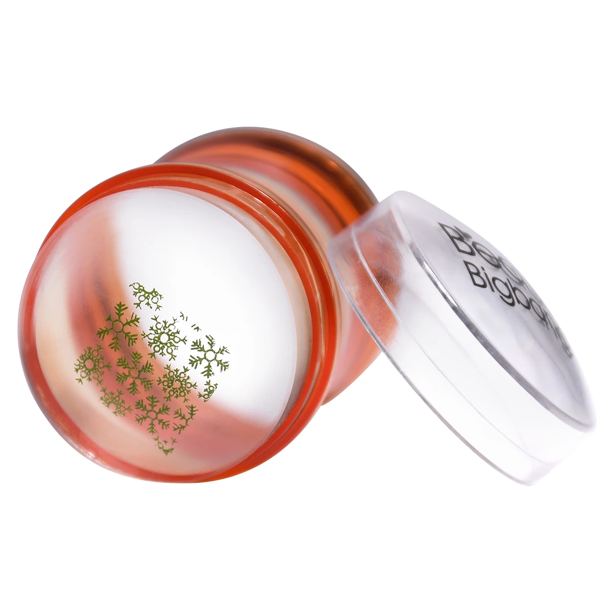 BeautyBigBang Nail Stamper Plastic Silicone Handle Jelly Nail Stamper Manicure Stamp Template Tools For Stamping Polish Printing
