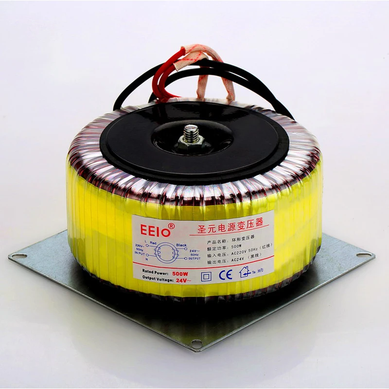 500W toroidal power amplifier isolation transformer 230V to AC0-24V