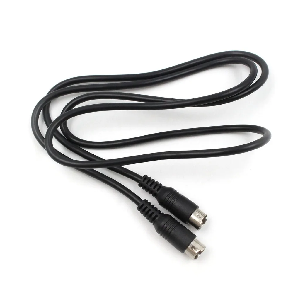 1m S video Svideo Cable Male to Male MD4 pin computer connected TV cable For Projector VCR DVD Nickel plated New