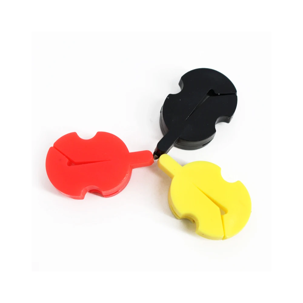 4pieces/set or 8pieces/set American Rubber Violin Mute Silencer for 4/4 3/4 1/2 1/4 1/8 1/16 violin Six size Three colors