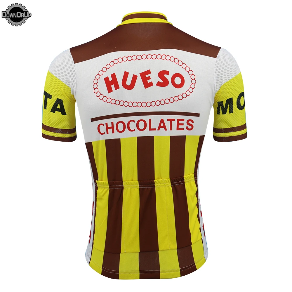 HUESO Cycling Jersey Men Short Sleeve Ropa Ciclismo Bike Wear Mtb Jersey Triathlon Top Cycling Clothing