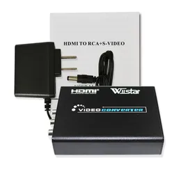 Mini Wiistar HDMI2AV convertidor HDMI a 3RCA adaptador compuesto HDMI CVBS Audio Video Full HD 1080P