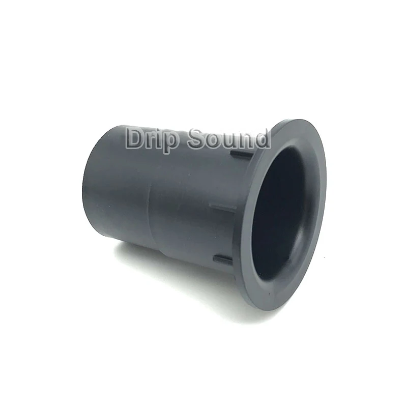 2pcs Speaker Port Tube Bass Subwoofer Audio Reflex Tube Loudspeaker Box Vent 40x55mm #Black