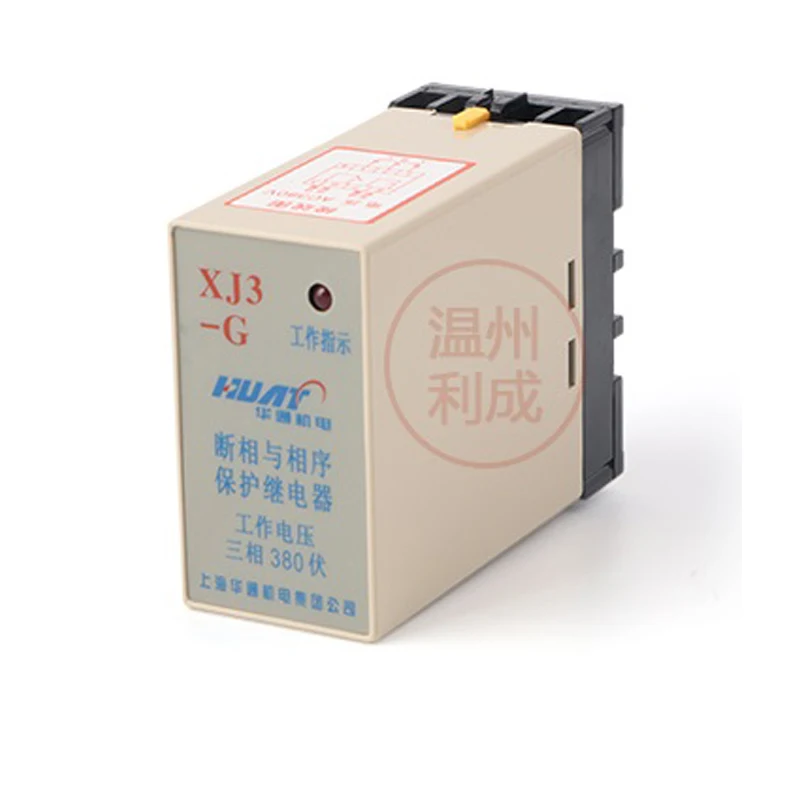 

XJ3-G phase failure and phase sequence protection relay XJ3 fault phase protector AC380V