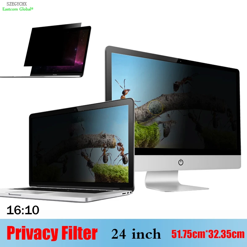 24 inch 51.75cm*32.35cm  Computer Monitor Protective Film Notebook Computers Privacy Filter Screen Protectors Laptop Privacy