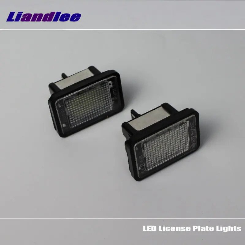 Liandlee Car License Plate Lights For Mercedes Benz GLK200/GLK220/GLK250/GLK320/GLK350 Auto Frame Lamp Bulb LED Accessories