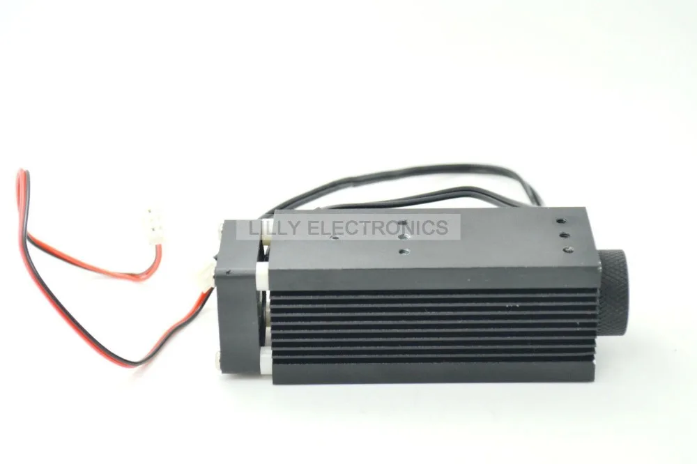 33mm * 33mm * 80mm Focusable Laser Modul Perumahan untuk C Mount Modul dengan Heat Sink dan LD Dasar