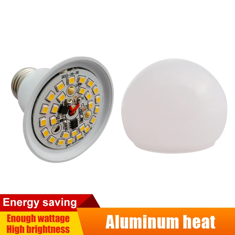 Lampu LED E27/B22 Lampu 100-240V Kekuatan Sebenarnya Aluminium Papan Lcoolwarm Domestik LED Globe 3W/ 6W/9W/12W/15W/18W/ 21 WLED Lampu