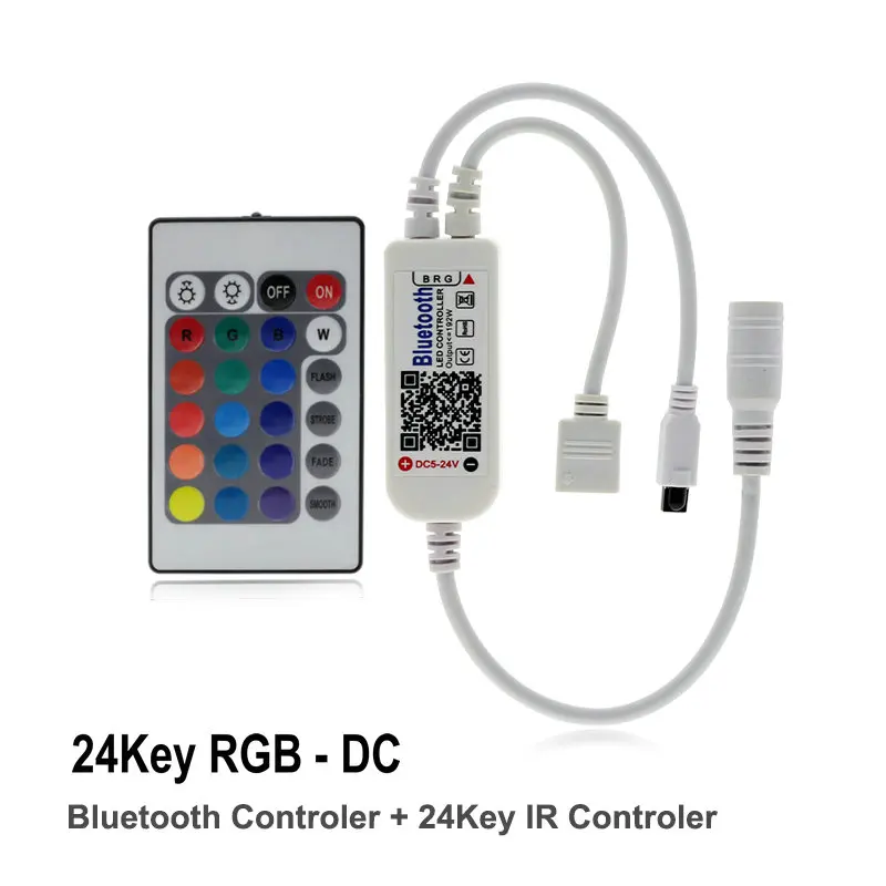 DC5V-24V Bluetooth RGB RGBW LED Controller IOS / Android APP Bluetooth RGB Controller For RGB RGBW LED Strip