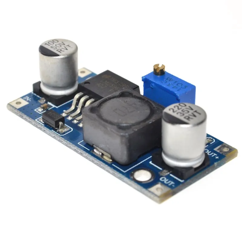 Free Tracking lm2596 LM2596S DC-DC 3-40V adjustable step-down power Supply module Voltage regulator 3A 50Pcs/lot