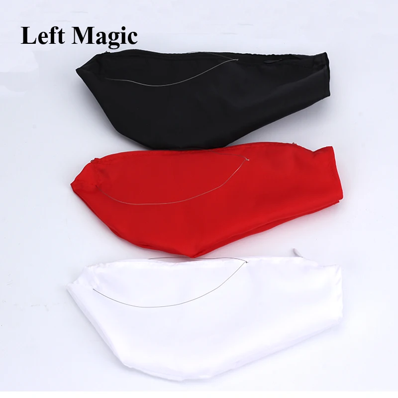 1PC J.H. One-Hand Dove Bag - Right Hand (Black/White/Red) - Magic Tricks Magic Accessories Illusions Stage Fun Gimmick