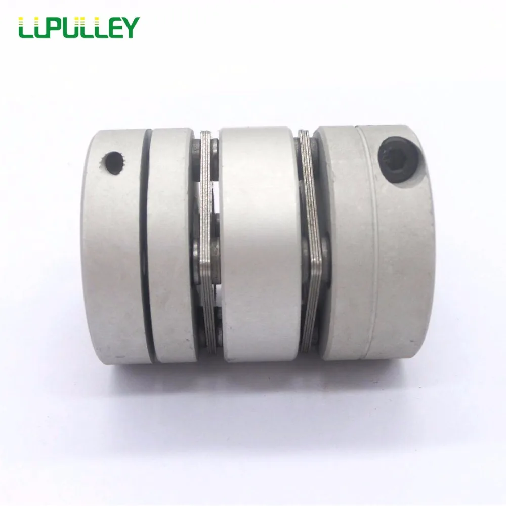 

LUPULLEY 1PC Dia. 68mm CNC Coupling Double Diaphragm Disc Flexible Coupling 19/20/22/24/30/35mm Bore Alloys Shaft Coupling