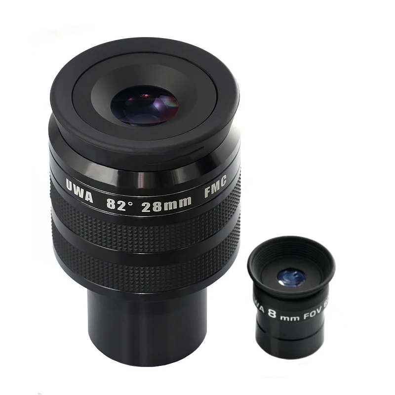 2inch UWA28mm Eyepiece 82 Degree HD Ultra Wide Angle FMC Planet Deep Space Observing Astronomical Telescope Eyepieces