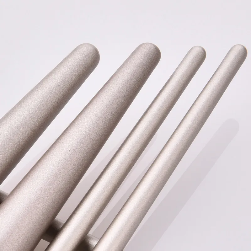 9/14 pièces Champagne pinceaux de maquillage ensemble pour femmes fond de teint poudre Blush fard à paupières mélange pinceaux de maquillage beauté outils cosmétiques