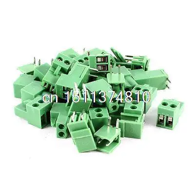 300V 10A AWG14-26 2Pin 3.96mm Spacing Pluggable PCB Screw Terminal Block 20 Pcs