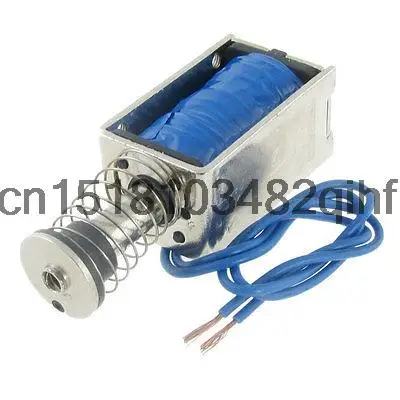 Push Type Open Frame Electric Solenoid Electromagnet DC 12V 400mA