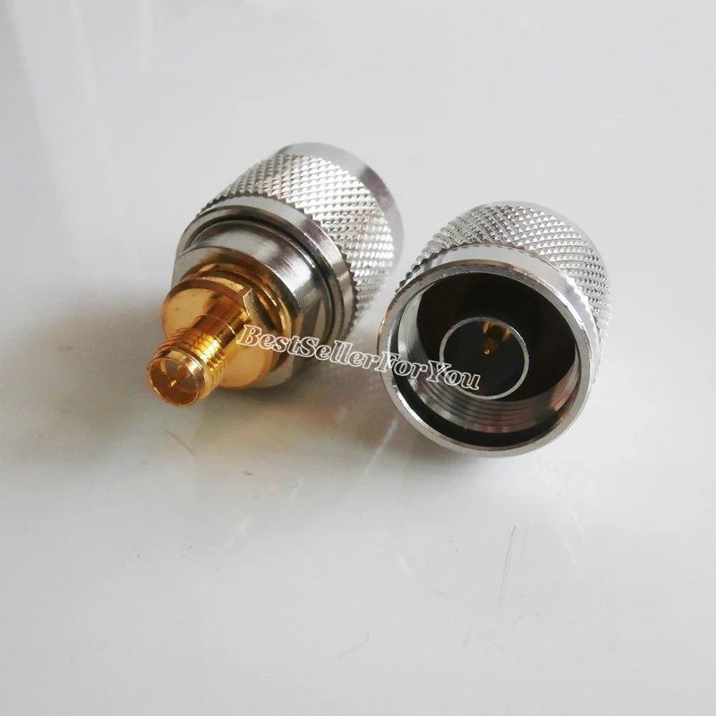 1Pcs  N male plug To RPSMA RP-SMA Female Jack RF connector Adapter