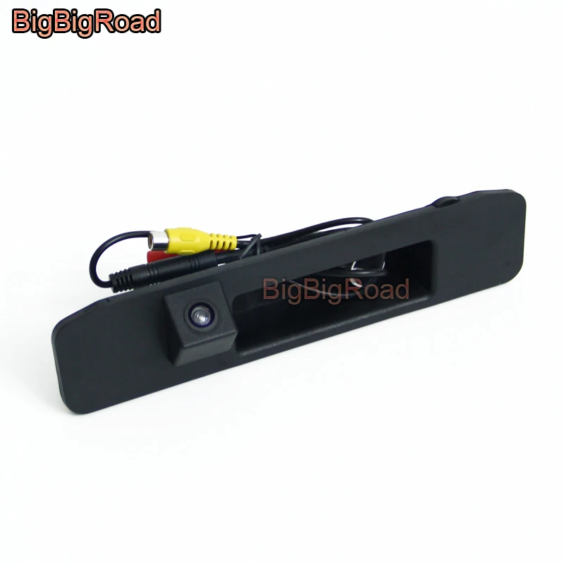 BigBigRoad For Mercedes Benz ML Class W166 ML250 ML350 ML400 ML550 / ML63 AMG BlueTEC Car Trunk Handle Rear View Backup Camera