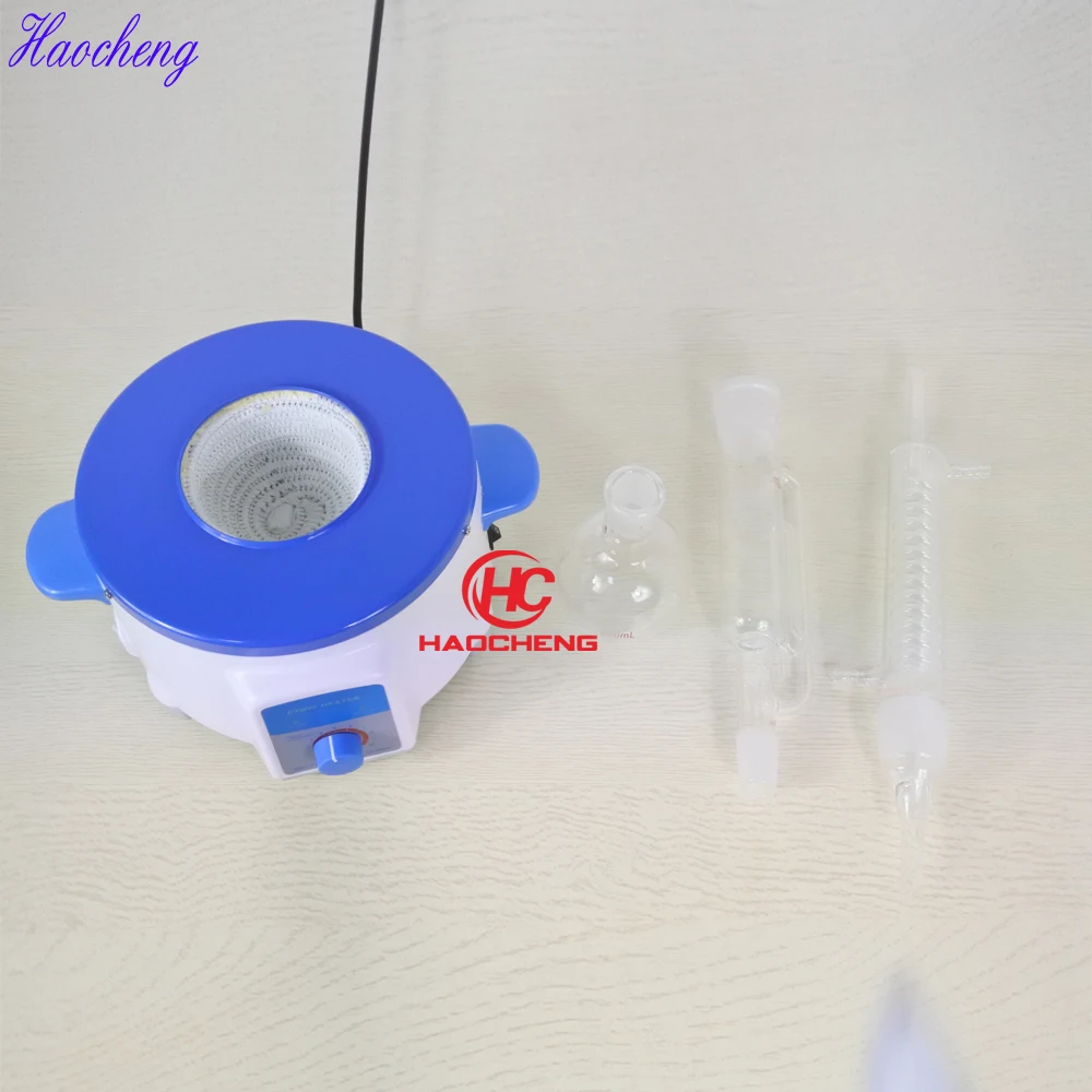 Free shipping, 1000ML Soxhlet Extraction with Heating Mantle
