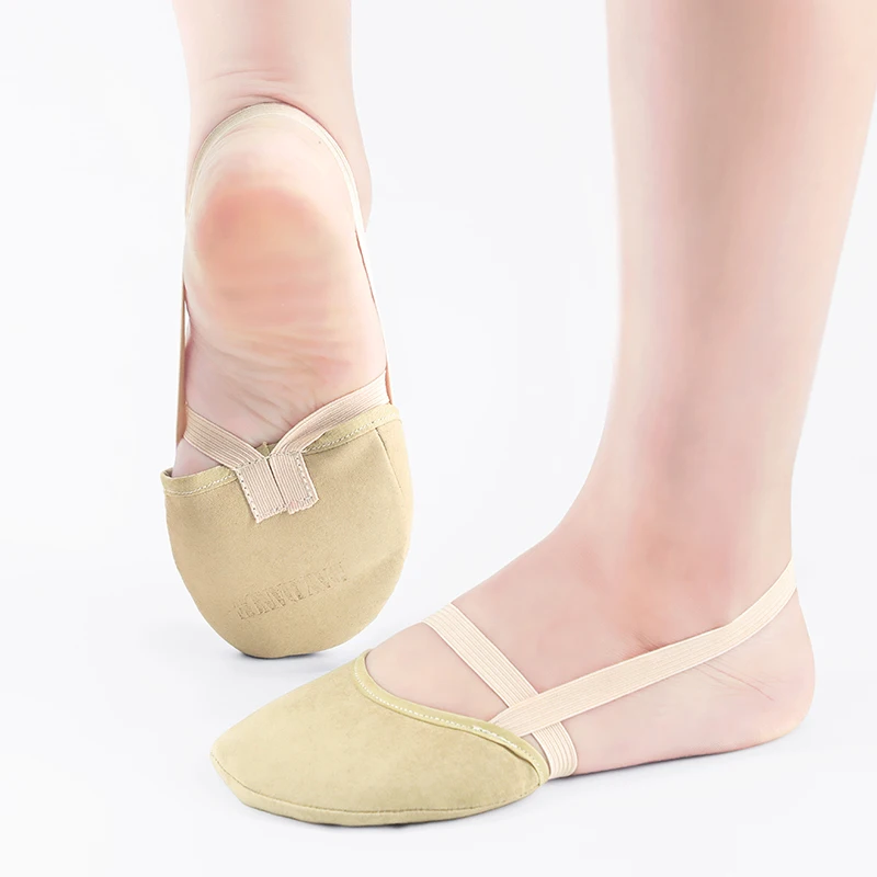 Rhythmic Gymnastic Shoes Elastic Half Shoes Ballet Shoes Dance Shoe Microfiber Girls Kids Women Belly Shoes