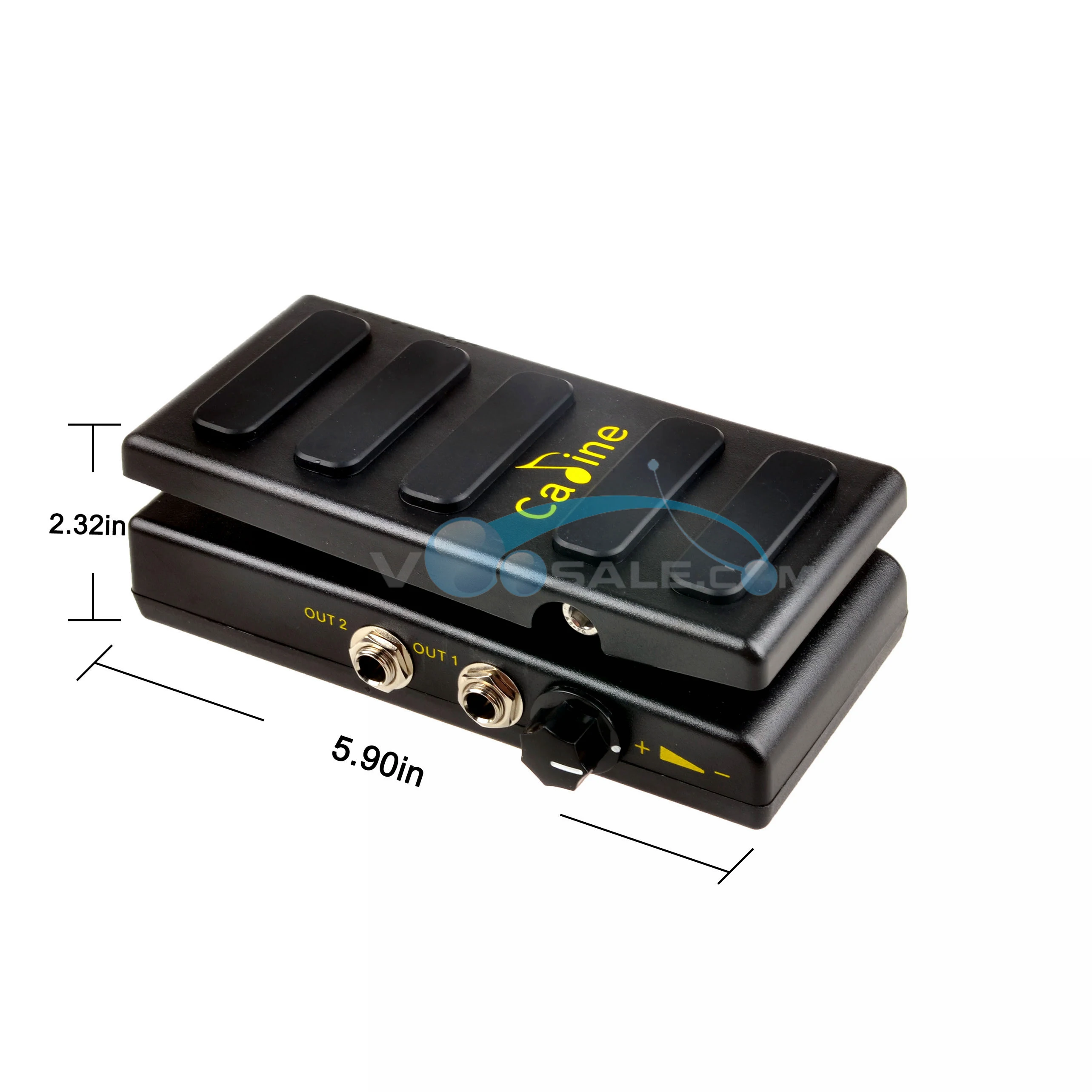 Imagem -02 - Volume Pedal com Boost Function Pedal de Efeito Guitarra Dual Channel dc 9v Input Guitar Acessórios Peças Caline-cp31p