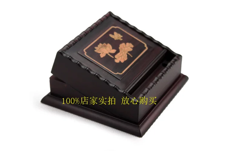 Redwood gifts * mahogany red rosewood cigarette smoke bomb jump is lotus automatic smoke box business gift