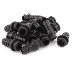 UXCELL 15pcs 26mm Long Rubber Strain Relief Cord Boot Protector Wire Sleeve for Power Tool Aviation Plug