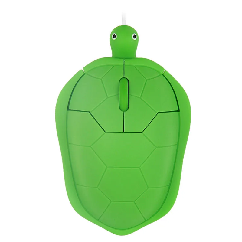 Cartoon Turtle Mouse Gamer Lovely 3D Gaming Wired Mouse 1200DPI 3 Keys For Laptop PC Office Computer Funny Gift