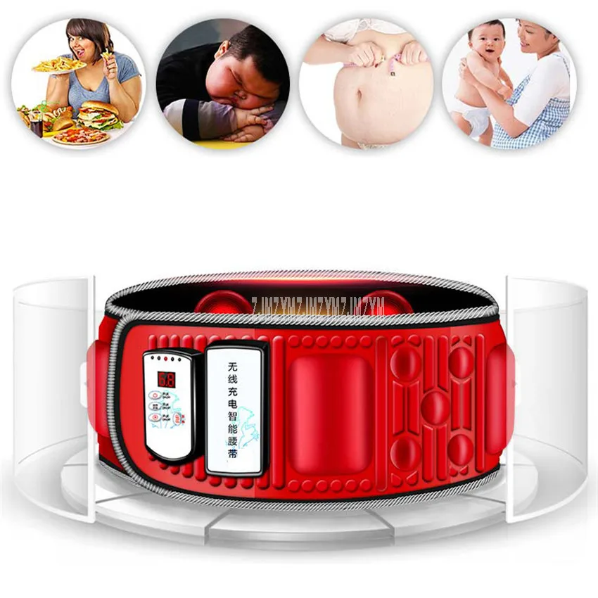 48W Vibration Fitness Massager Electric Slimming Belt Lose Weight Fitness Shaking Vibration Abdominal Muscle Waist Trainer 220V