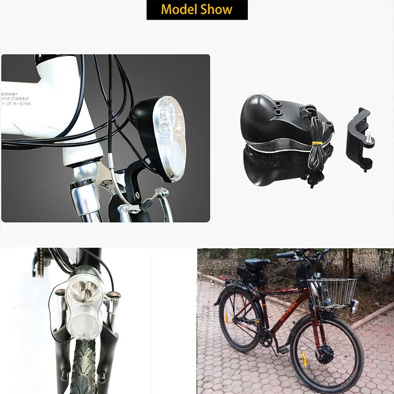 Bicycle Headlight for Safe Riding in Extreme Weather MTB Bike Accessories Front Lamp Easy to Install Motorcycle E-Bike Kit