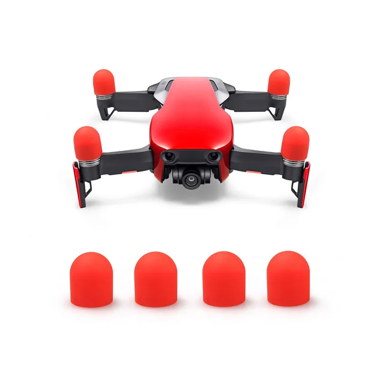 Tampa protetora para motor dji mavic air/spark, capa de silicone para motor à prova de poeira, acessórios de atualização, peças sobressalentes, protetor de tampa do motor 4