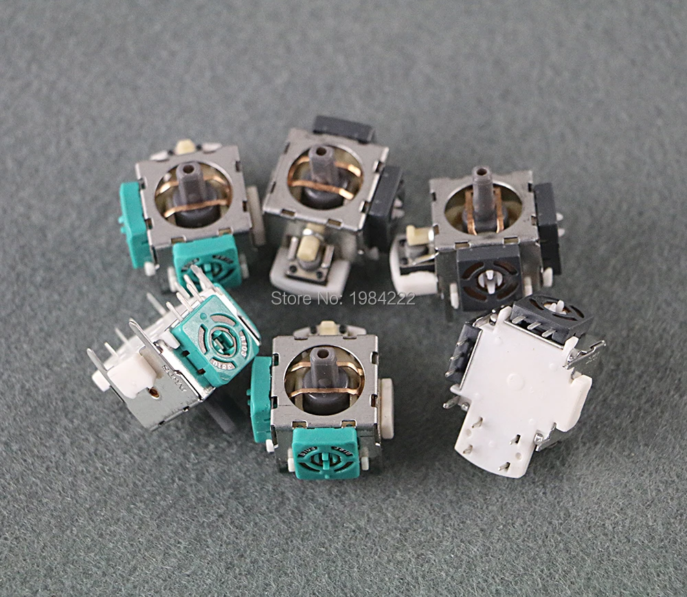 OCGAME استبدال 3D المقود التناظرية التناظرية Thumbstick ل PS2 Xbox 360 ALPS تحكم 30 قطعة/الوحدة