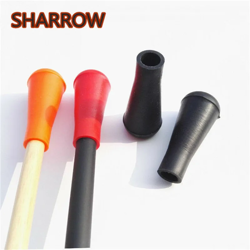 12/24Pcs Archery Soft Rubber Arrowhead Target Tips Practice Broadheads Points Fit 8mm Arrow Shaft For Arrow Archery Accessories