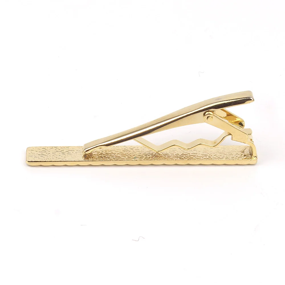 Goldren Tie Clip For Men Classic Meter Tie Clips Alloy Tie Bar Quality Enamel Tie Collar Pin Crystal Business Corbata