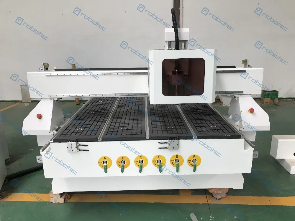 système de control DSP de mesa de vacío o ranura en T de alta precisión, enrutador cnc 3d para madera