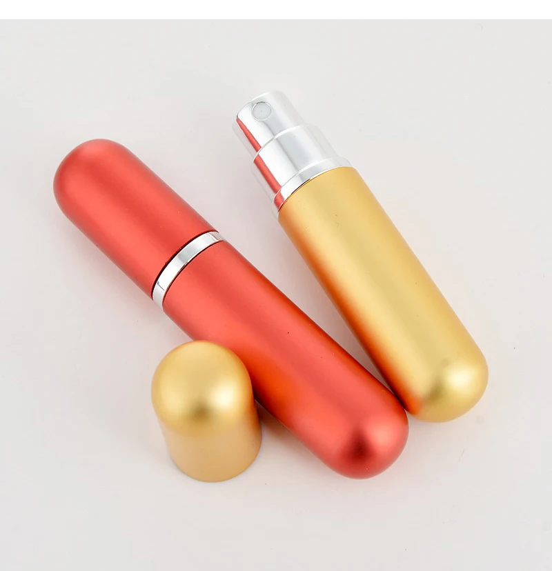 50 Teile/los 5 ml Tragbare Mini Aluminium Nachfüllbare Parfüm Flasche Mit Spray Leere Kosmetische Behälter Mit Zerstäuber Für Reisenden – Detail 12