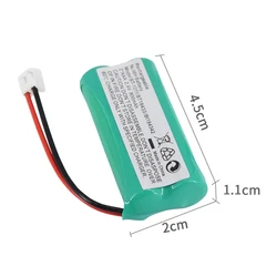 PALO Original Multiple Protection Safe Fast Charge 2*AAA 2.4v 800mAh Rechargeable Ni-MH Battery for ModelBT-1011/CPH-515D/BT8001