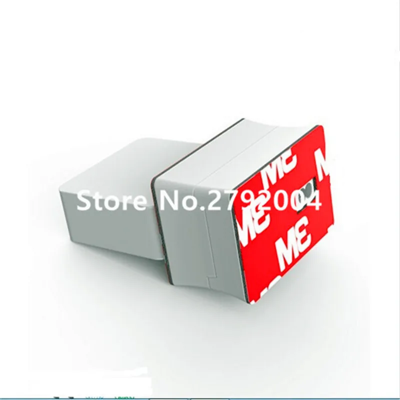 

50pcs/lot white color abs magnetic steel wire pull box recoiler for cellphone anti theft secure display