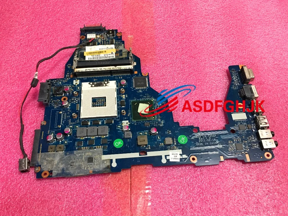 

Original K000124370 FOR Toshiba Satellite C660 Laptop Motherboard PWWHA LA-7202P 100% TESED OK